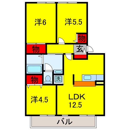 五井駅 バス8分  志村胃腸外科医院前下車：停歩4分 2階の物件間取画像